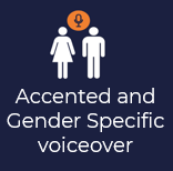 gender specific voiceover